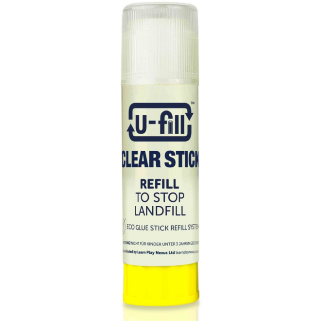 Plakstift Clear stick extra sterk 40 gram, navulbaar
