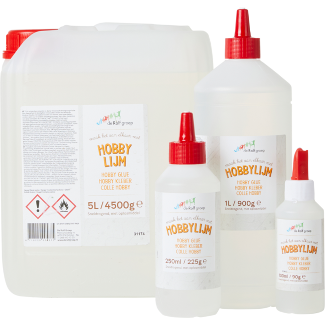 Hobbylijm | de Rolf groep | Top Koll met oplosmiddel, 1000 ml