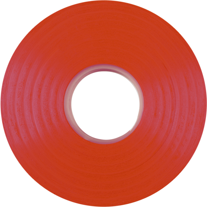 Plakband rood 19 mm x 20 meter plastic