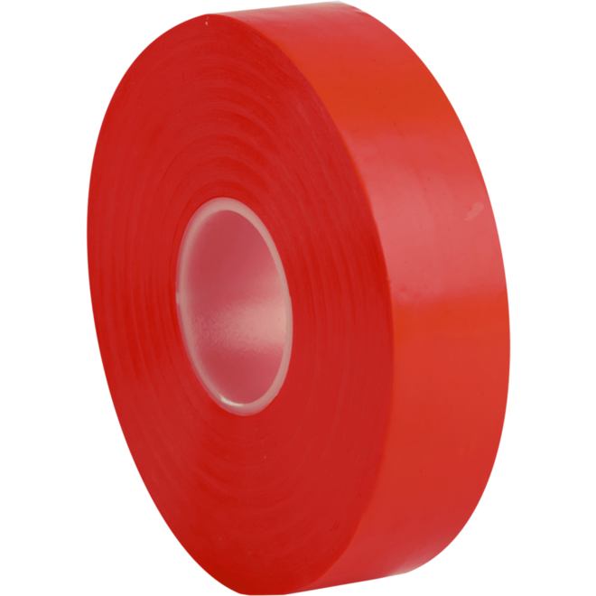 Plakband rood 19 mm x 20 meter plastic