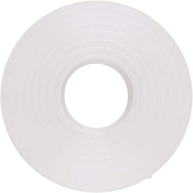 Plakband wit 19 mm x 20 meter plastic
