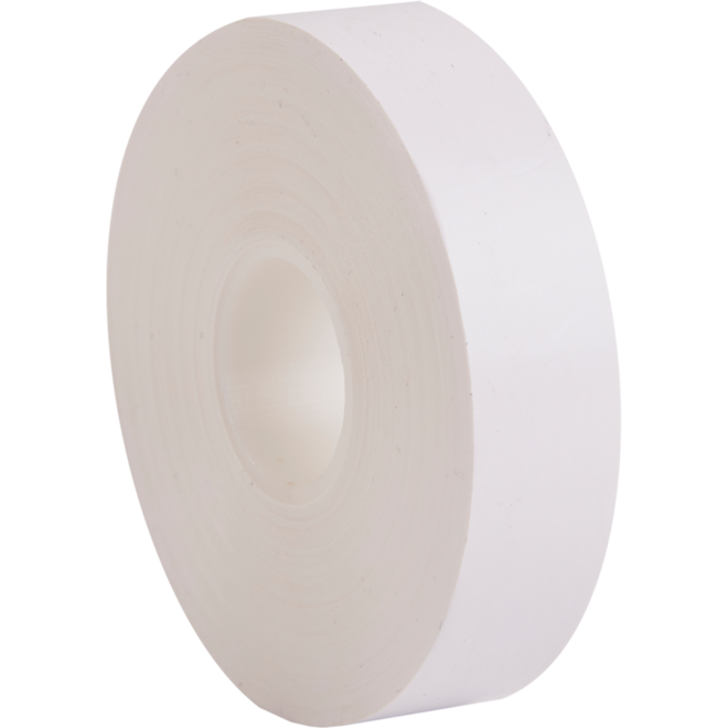 Plakband wit 19 mm x 20 meter plastic