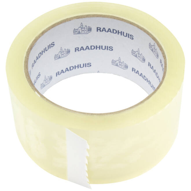 Plakband transparant 48 mm x 66 meter extra sterk