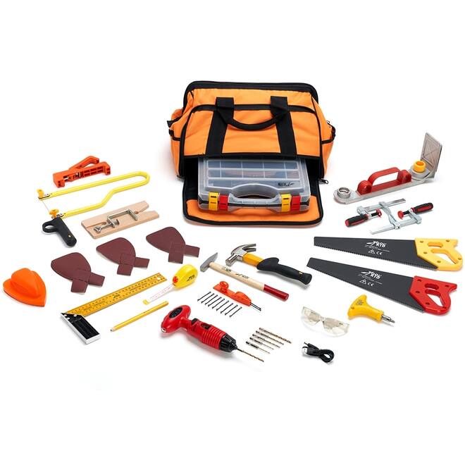 Gereedschapset ToolKid Safety First Kinder Alles-in-één (excl figuurzaag)