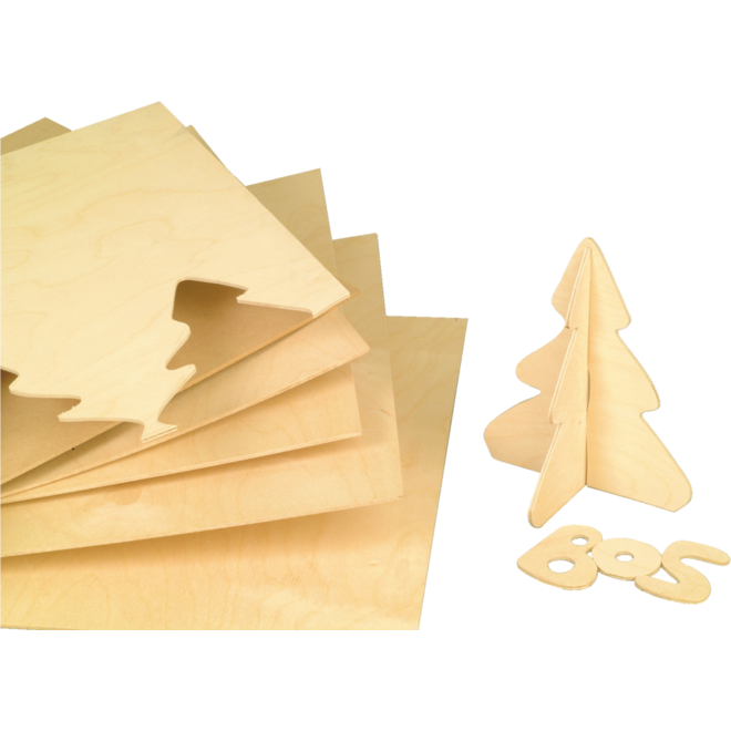 Berkentriplex 4 mm 75 x 75 cm 4 platen