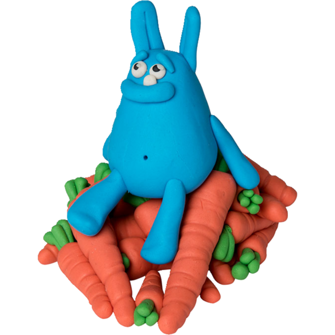 Klei Creall therm soft blauw, 2 kg - vanaf 8 jaar