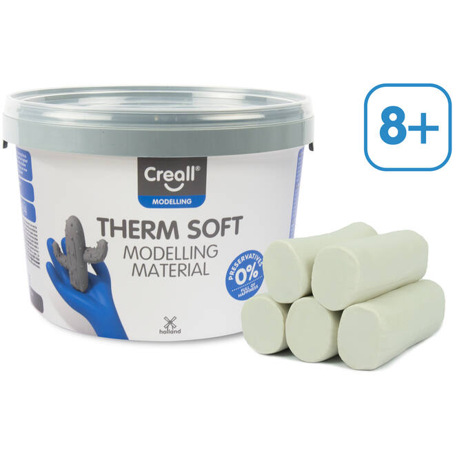Klei Creall therm soft wit, 2 kg - vanaf 8 jaar