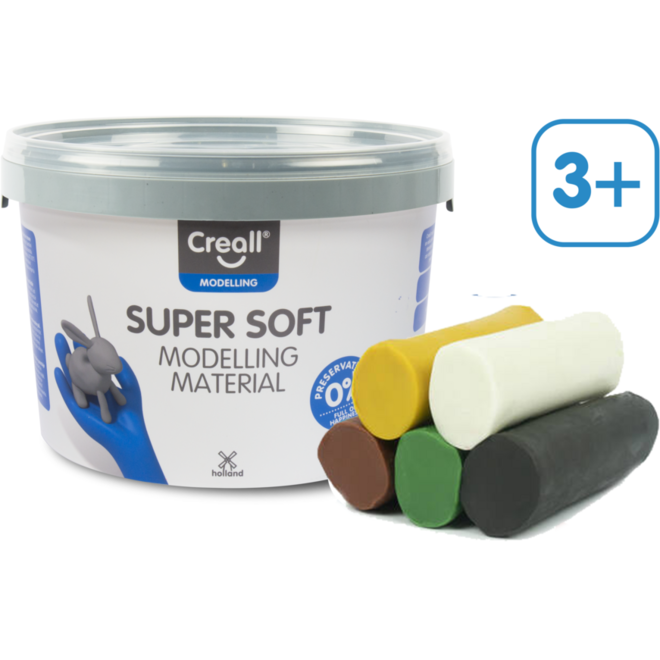 Klei Creall Super soft assorti Safari, 1750 gram