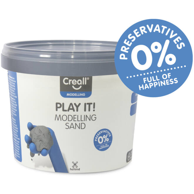 Modelleerzand Creall Play it! naturel, 750 g.