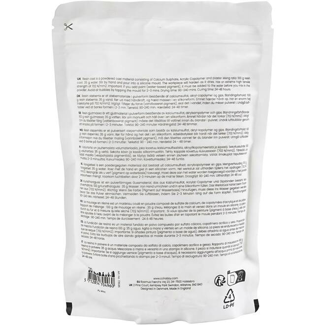 Kunsthars wit, 800 gram