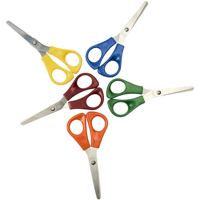 Kleuterschaartje 14 cm rood