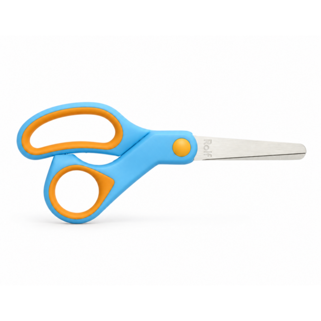 Schaar 13 cm soft-grip knutselschaar ronde punt