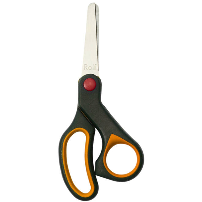 Schaar 13 cm soft-grip knutselschaar ronde punt