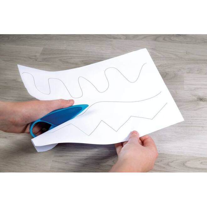 Schaar voor beginnende knipper blauw
