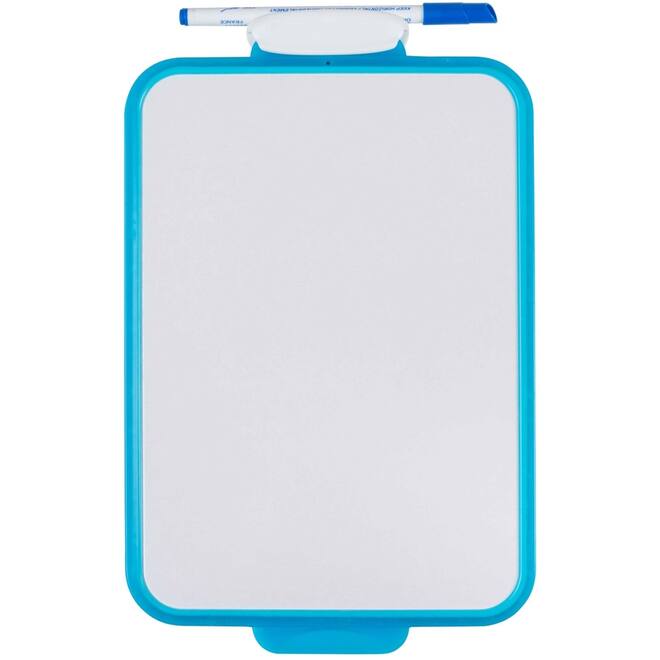 Whiteboard/wisbord BIC Velleda 19 x 26 cm blauw. 24 stuks