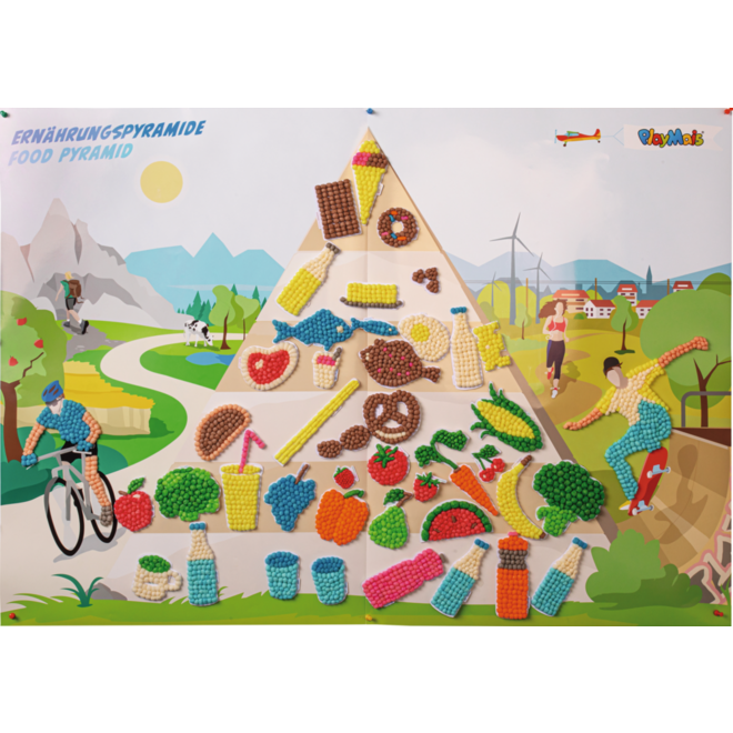PlayMais® MOSAIC kaarten voedselpiramide