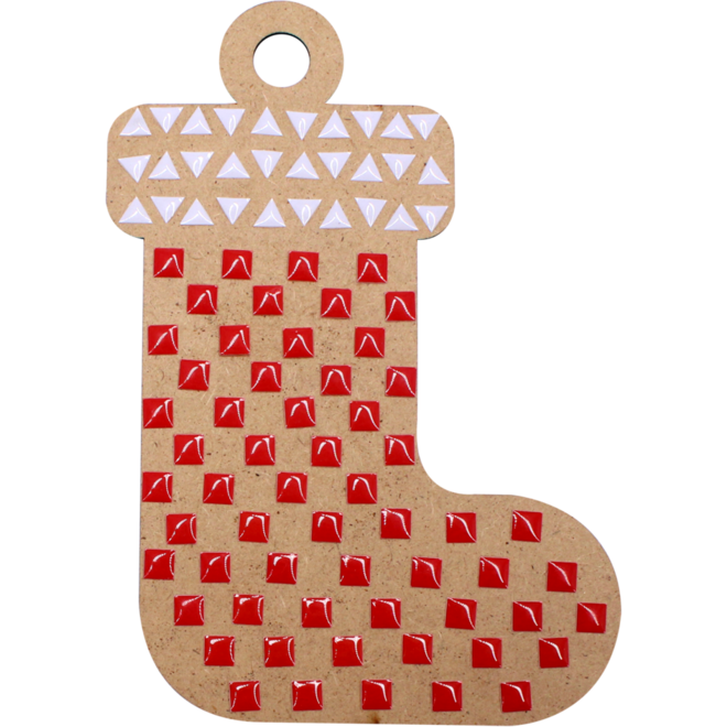 Houten kerstversiering +/-14 cm, 50 stuks