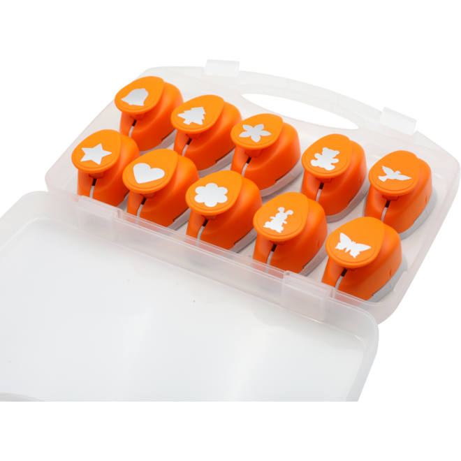 Figuurpons 25 mm assorti, 10 stuks