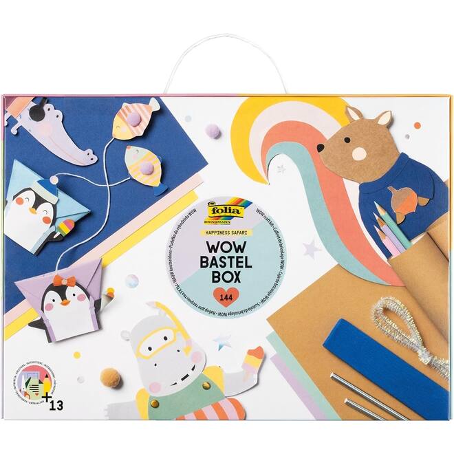 Crea-box knutselpapier, 144 delig