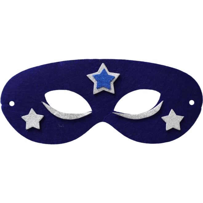 Superhelden maskers vilt 18 x 10 cm, 12 stuks