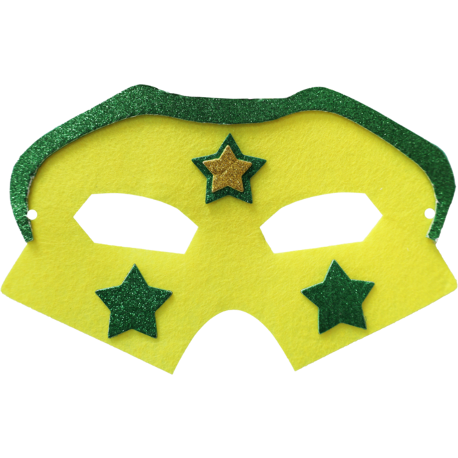 Superhelden maskers vilt 18 x 10 cm, 12 stuks