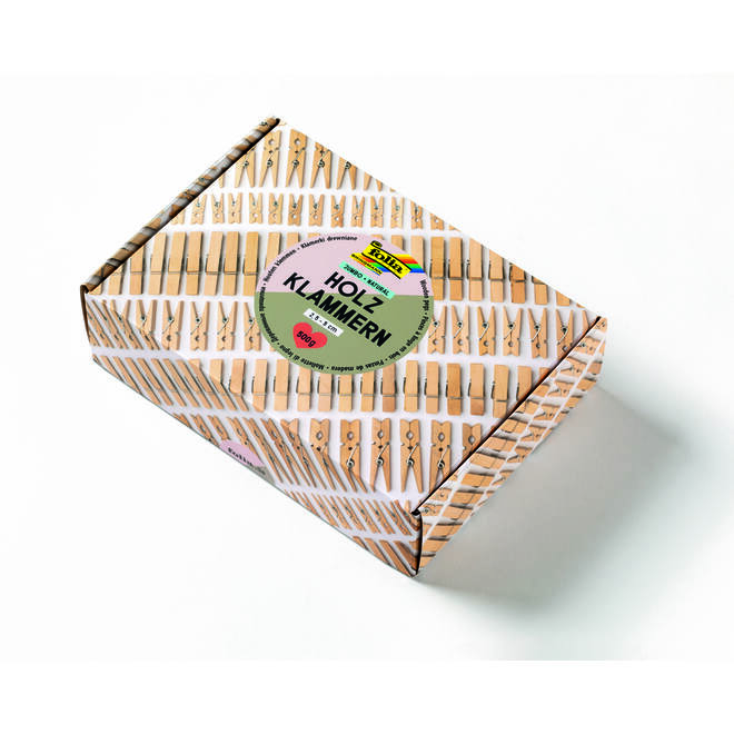 Crea-box Mini-wasknijpers naturel, 500 gr