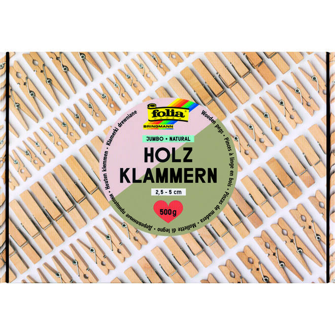 Crea-box Mini-wasknijpers naturel, 500 gr