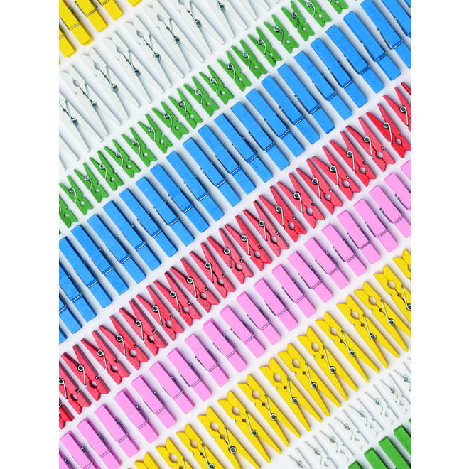 Crea-box Mini-wasknijpers assorti, 500 gr