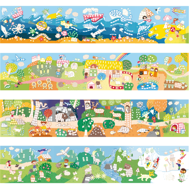PlayMais® Classic muur landschappen