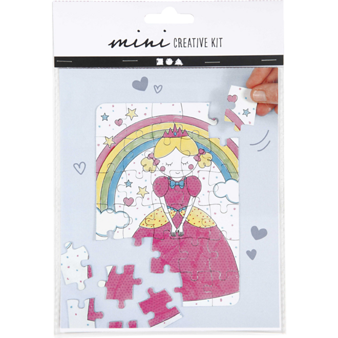 Mini activiteit , puzzel - prinses
