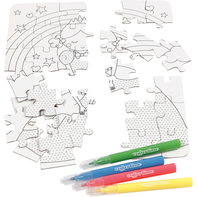 Mini activiteit , puzzel - prinses