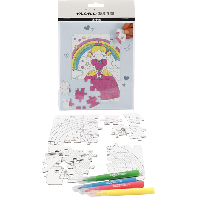 Mini activiteit , puzzel - prinses