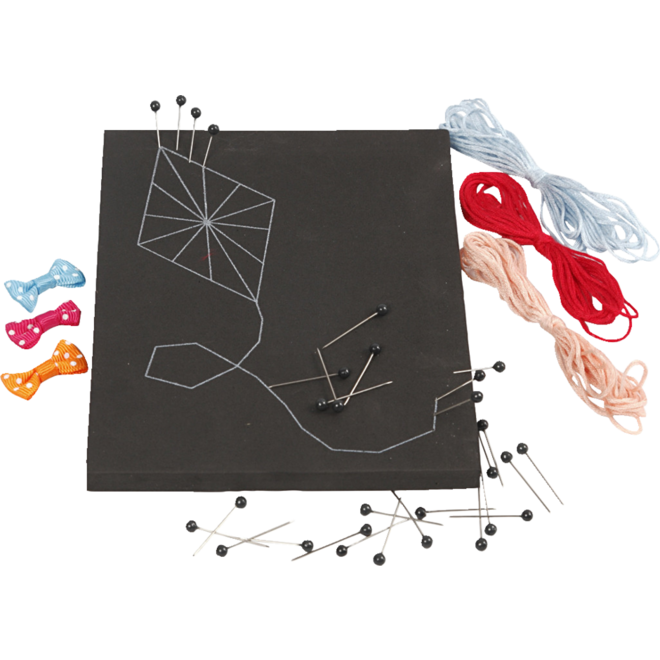 Mini activiteit, string art - vlieger