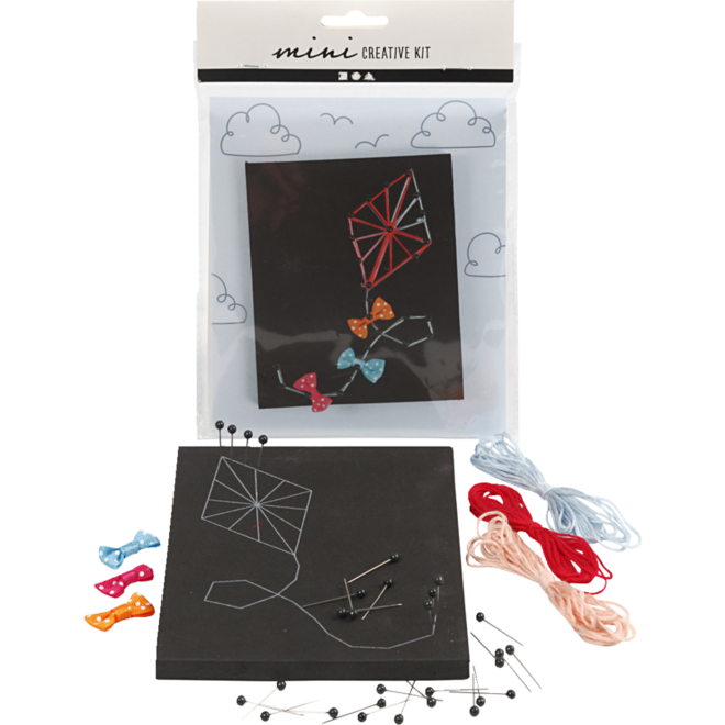 Mini activiteit, string art - vlieger
