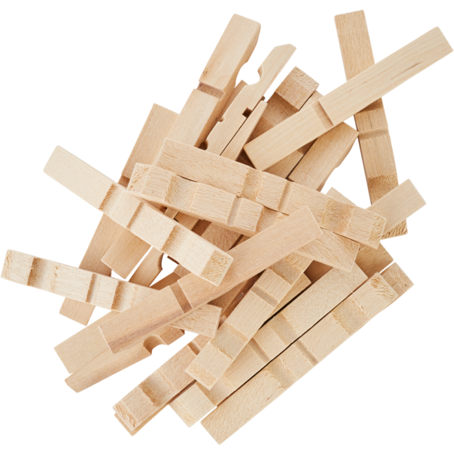 Wasknijpers half, 1000 stuks