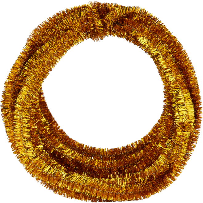 Chenilledraad 7 mtr x 9 mm goud