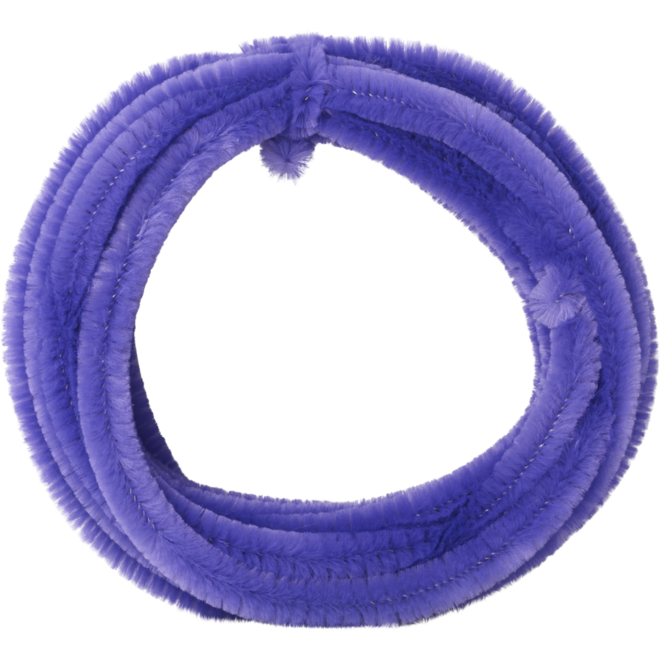 Chenilledraad 7 mtr x 9 mm lila