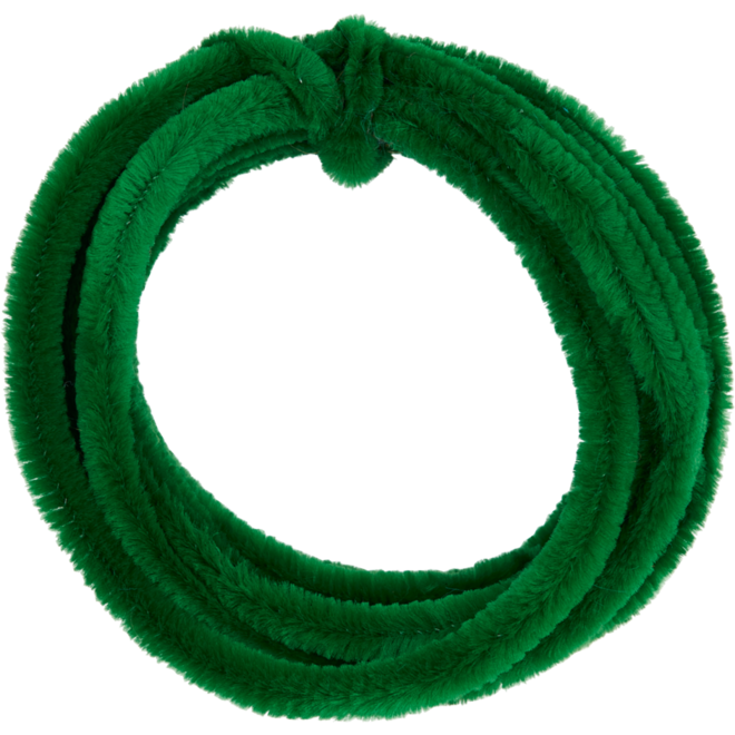 Chenilledraad 7 mtr x 9 mm groen