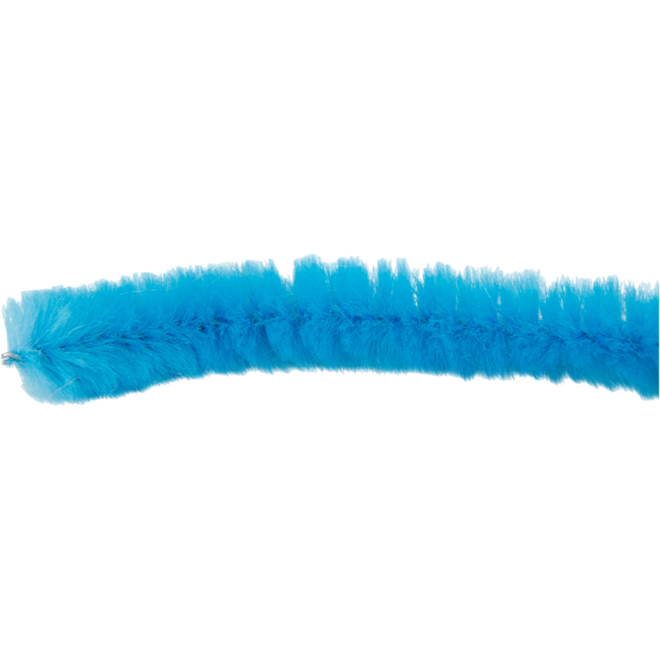 Chenilledraad 7 mtr x 9 mm lichtblauw