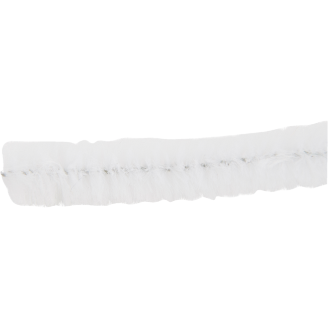 Chenilledraad 7 mtr x 9 mm wit