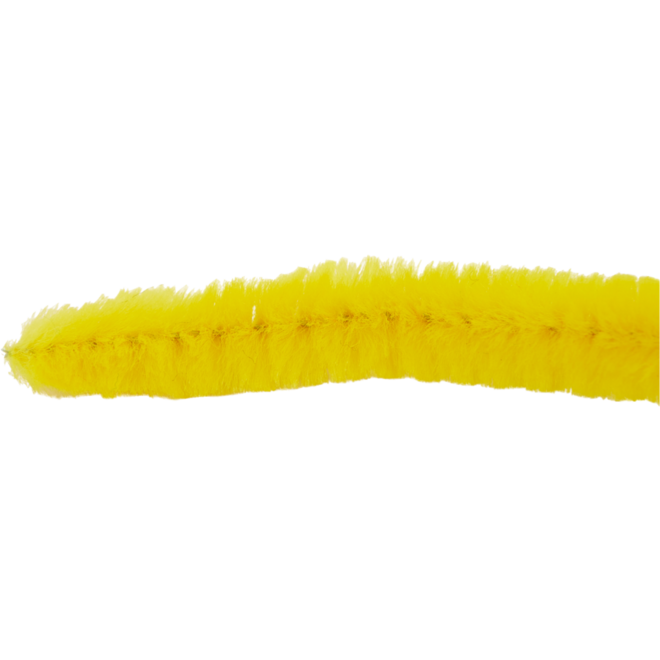 Chenilledraad 7 mtr x 9 mm geel