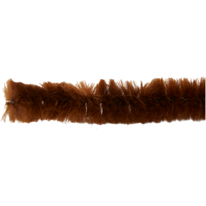 Chenilledraad 7 mtr x 9 mm donkerbruin