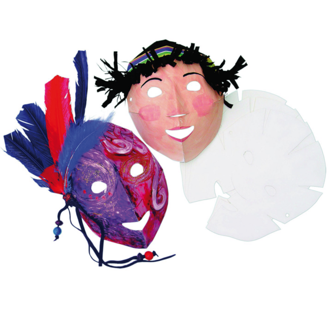 Vouwmaskers 21 x 27 cm, 40 stuks