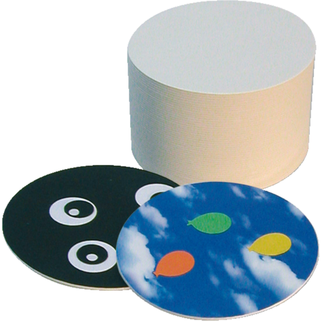 Onderzetters karton rond doorsnede 10,7 cm, 100 stuks