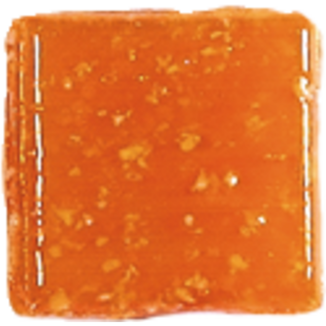 Glasmozaïek terra vierkant 1 x 1 cm, 300 stuks