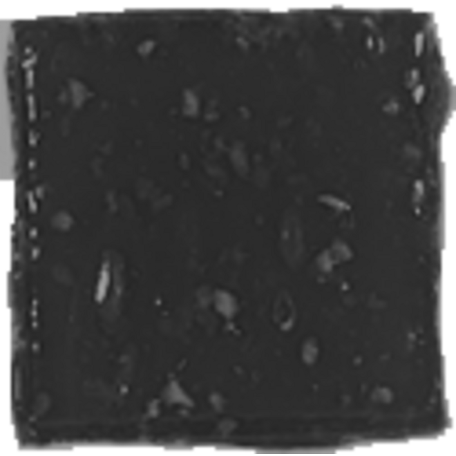 Glasmozaïek zwart vierkant 1 x 1 cm, 300 stuks