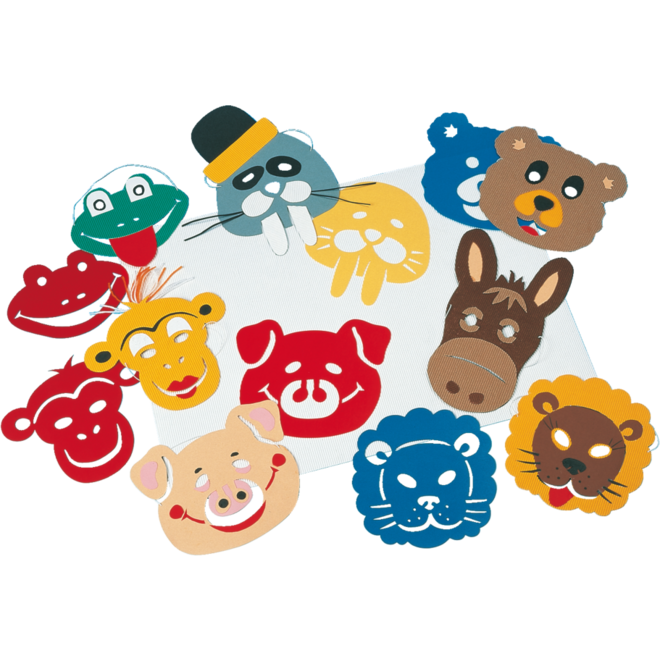 Maskersjablonen ass. 10 stuks
