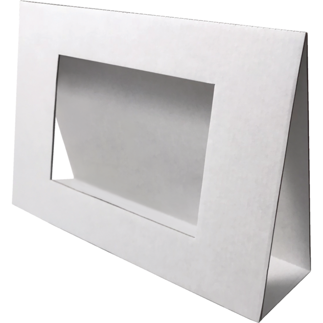 Fotolijst karton staand 18 x 27 cm, 24 stuks