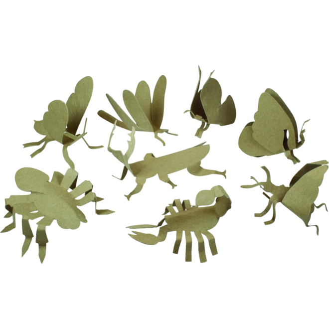 PlayMais® MOSAIC aanvulset insecten sculpturen, 10 stuks