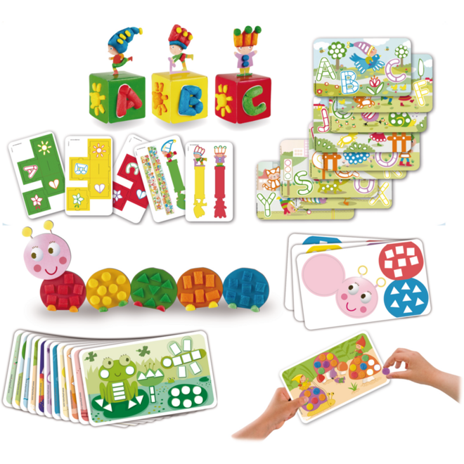 PlayMais® Classic kaarten Leuk om te leren, 84 stuks
